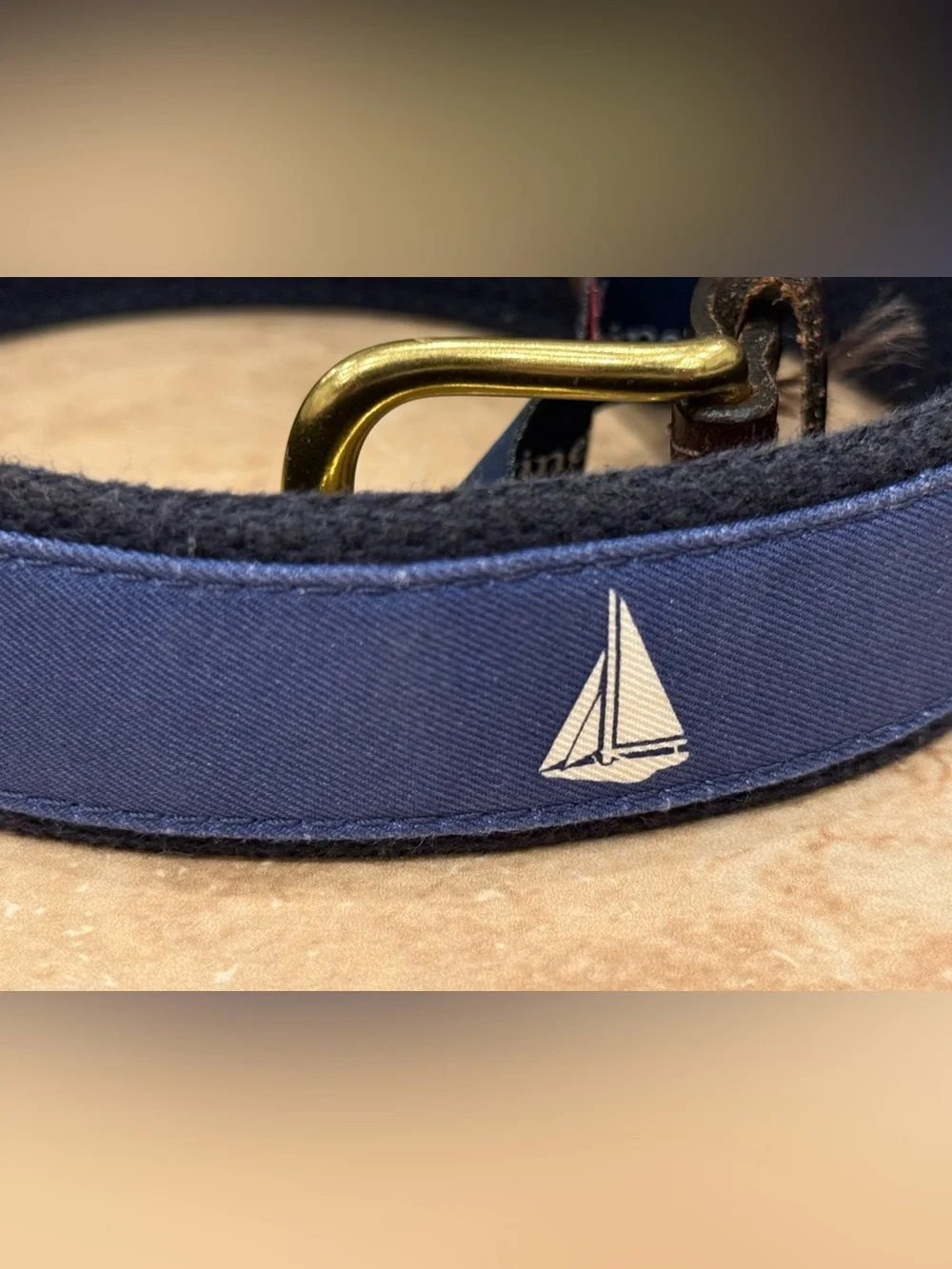 Vineyard vines, sailboat ribbon belt size 30 - Picture 8 of 10